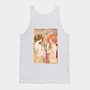 Primrose and Feather, 1899 Tank Top